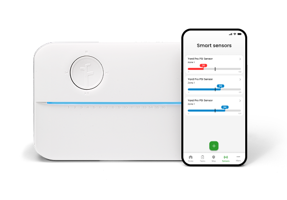 Rachio controller with the YardPro app
